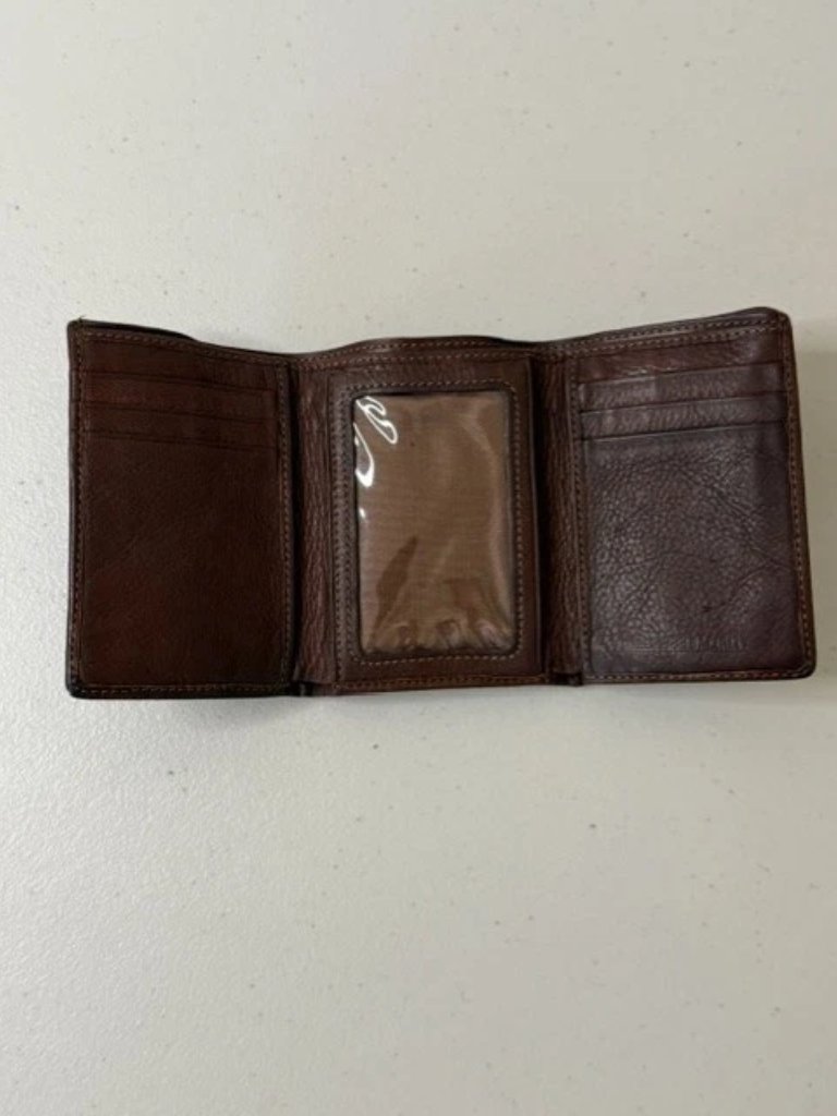 Osgoode Marley Brown Tri-Fold Leather Wallet - Never Used — image 2 of 5